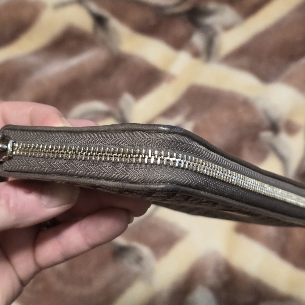 Coach Gray Snake Pattern Wallet - image 4